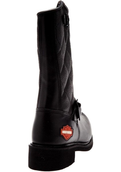 Laconıa 644 Black (Siyah) Yağlı Deri Kadın Günlük