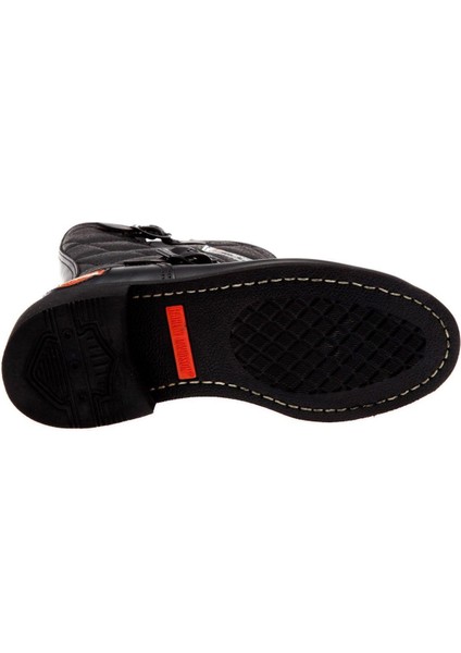 Laconıa 644 Black (Siyah) Yağlı Deri Kadın Günlük