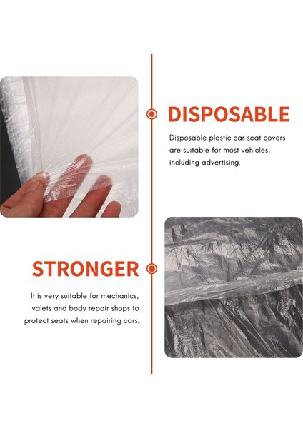 100X Araba Tek Kullanımlık Plastik Yumuşak Koltuk Kapağı Bmw Için Su Geçirmez (Yurt Dışından) indirimleri