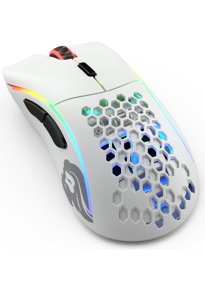Model D Kablosuz Mat Beyaz RGB Oyuncu Mouse GLO-MS-DW-MW fiyatları