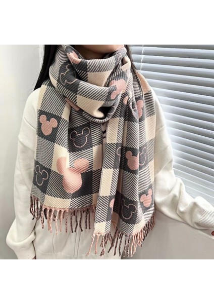 Aşk Eşarp Atmosfer Duygusu Kadın Sonbahar ve Kış Şal Hafif Lüks Kıdemli Eşarp Duygusu (Yurt Dışından)