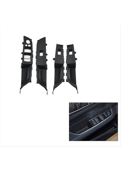 Araba Ön Sol Pencere Anahtarı Asansör Düğmesi Panel Kapı Kol Tabanları Panel Bmw 6 Serisi Gt G32 2017-2022 Siyah Lhd (Yurt Dışından) fırsatları