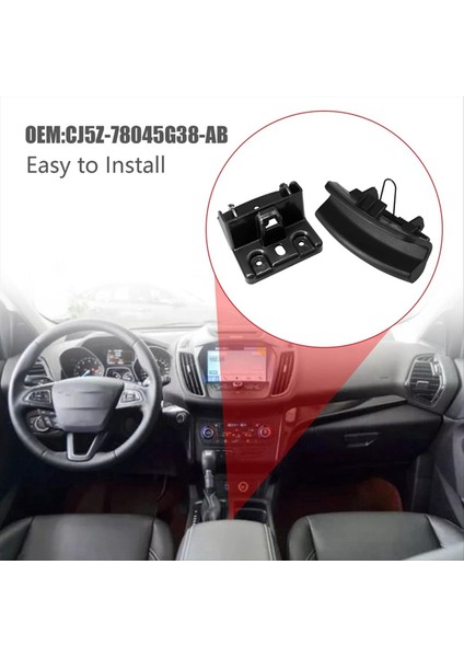 CJ5Z78045G38AB Konsol Mandal Kolçak Kutusu Kapak Anahtarı Toka Klips Taban Kapağı Ford Escape Kuga 2013-2016 C-Max 2013-2018 (Yurt Dışından)