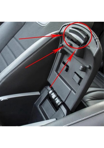 CJ5Z78045G38AB Konsol Mandal Kolçak Kutusu Kapak Anahtarı Toka Klips Taban Kapağı Ford Escape Kuga 2013-2016 C-Max 2013-2018 (Yurt Dışından) fırsatları