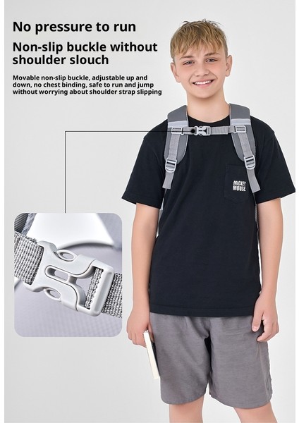 Yeni Ilk ve Ortaokul Öğrencileri Okul Çantası Bilgisayar Sırt Çantası ile Büyük Kapasiteli Kalınlaştırılmış Aşınma Omuz Çantası (Yurt Dışından) modelleri