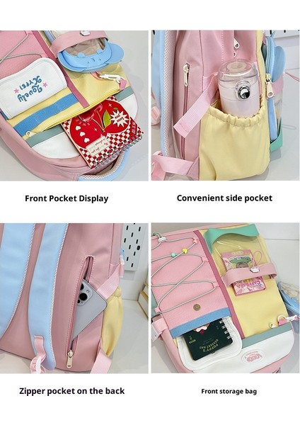 Yeni Ilk ve Ortaokul Öğrencileri Okul Çantası Bilgisayar Sırt Çantası ile Büyük Kapasiteli Kalınlaştırılmış Aşınma Omuz Çantası (Yurt Dışından) fırsatları