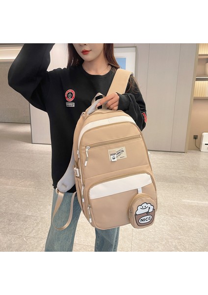 Yeni Ilk ve Ortaokul Öğrencileri Okul Çantası Bilgisayar Sırt Çantası ile Büyük Kapasiteli Kalınlaştırılmış Aşınma Omuz Çantası (Yurt Dışından) fiyatları