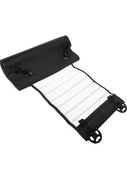 2x Evrensel Araba Koltuğu Pu Deri Bacak Ped Desteği Uzatma Mat Yumuşak Ayak Destek Bacak Pu Deri Yastık Diz Pedi Siyah (Yurt Dışından) indirimleri