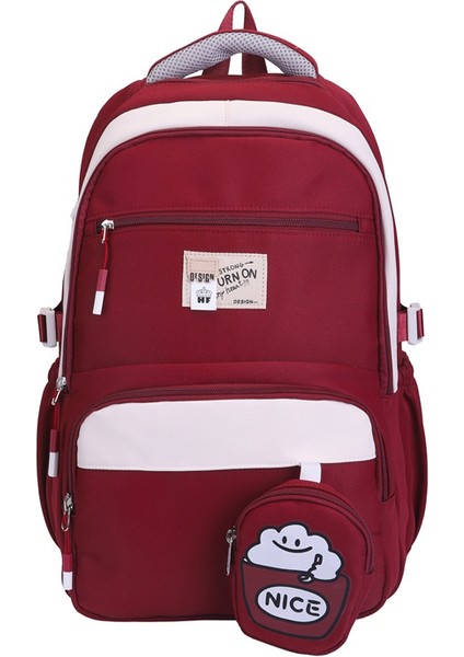 Yeni Ilk ve Ortaokul Öğrencileri Okul Çantası Bilgisayar Sırt Çantası ile Büyük Kapasiteli Kalınlaştırılmış Aşınma Omuz Çantası (Yurt Dışından)