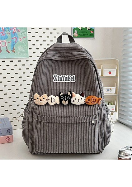 Gençlik Kampüsü Okul Çantası Rahat Omuz Çantasının Kore Versiyonu Nefes Alabilen Çok Yönlü Moda Öğrenci Sırt Çantaları (Yurt Dışından)