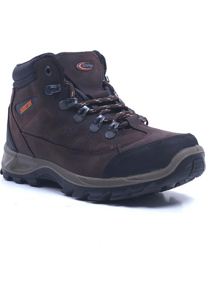 G5538CKO Koyu Kahverengi Crazy Kadın Watertıght Günük Bot