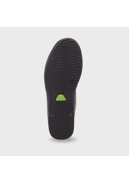 48203-G Vınka Siyah Kadın Hakiki Deri Ayakkabı