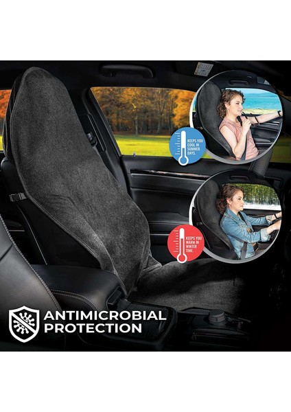 Makineli Yıkanabilir Havlu Koltuk Örtüsü Kayma Önleyici Su Geçirmez Ter Geçirmez Süper Emici Araba Kamyon Suv Koltuk Örtüsü (Yurt Dışından) fiyatları