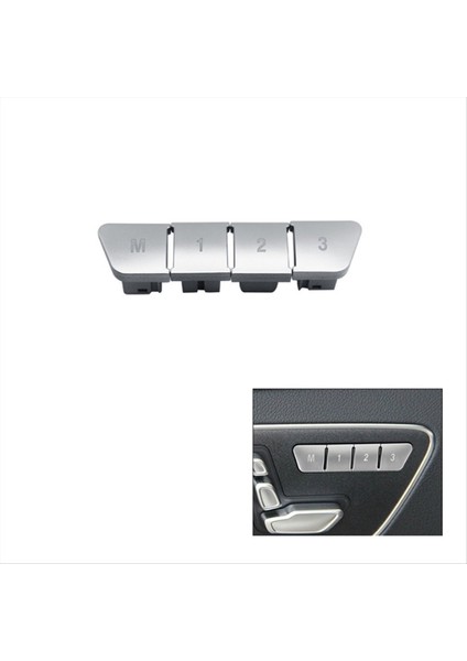 Araba Ön Koltuk Bellek Kontrol Düğmeleri Anahtarı 2048700081 Mercedes-Benz Için A B C Gla Sınıfı W166 W172 W204 Gümüş (Yurt Dışından) fiyatları