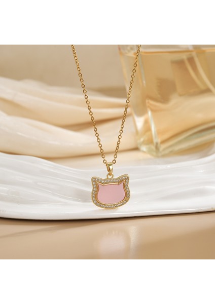 Yeni Kadın Yıldızlar ve Ay Köprücük Kemiği Zinciri Titanyum Çelik Renk Kaybetmez Çok Yönlü Kişilik Tasarım Duygusu Boyun Zinciri Hafif Lüks Stil (Yurt Dışından)