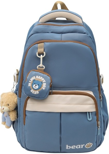 Yeni Ilk ve Ortaokul Öğrencileri Okul Çantası Bilgisayar Sırt Çantası ile Büyük Kapasiteli Kalınlaştırılmış Aşınma Omuz Çantası (Yurt Dışından)