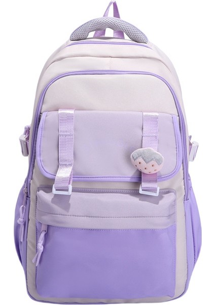 Yeni Ilk ve Ortaokul Öğrencileri Okul Çantası Bilgisayar Sırt Çantası ile Büyük Kapasiteli Kalınlaştırılmış Aşınma Omuz Çantası (Yurt Dışından)