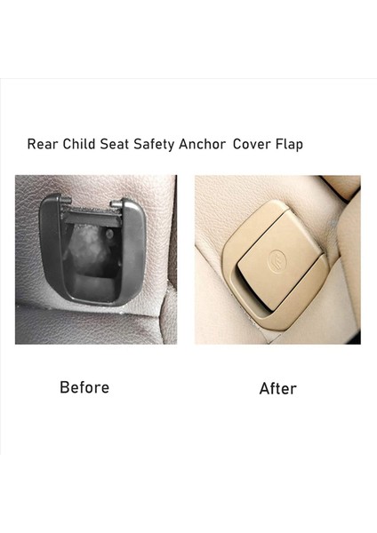 5x Araç Arka Çocuk Koltuk Güvenlik Kemeri Bmw 3 Serisi F30 F20 F21 F22 F80 M3 F34 X1 E84 E90 E87 52207118674 (Yurt Dışından) modelleri