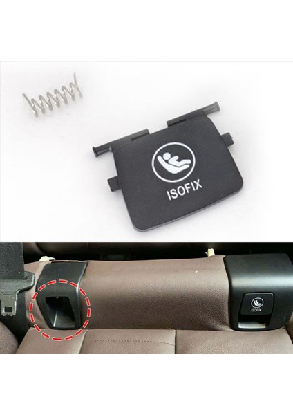 Bmw G01 Için 2x Araba Arka Çocuk Koltuk Ankrajı Isofıx Kapak Flap Otomatik Yedek Parçaları X3 X4 G02 Otomobil Koltuğu Kapakları (Yurt Dışından) fiyatları