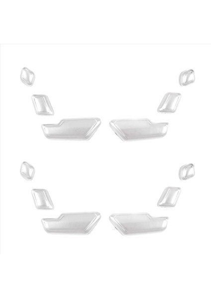 Mercedes Için 12X Benz C E Gl Gla Cls ml Sınıf W212 W218 X166 Gümüş Krom Koltuk Ayarlama Düğmesi Anahtarı Kapak Trim (Yurt Dışından)