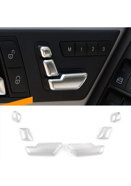 Mercedes Için 12X Benz C E Gl Gla Cls ml Sınıf W212 W218 X166 Gümüş Krom Koltuk Ayarlama Düğmesi Anahtarı Kapak Trim (Yurt Dışından) fiyatları