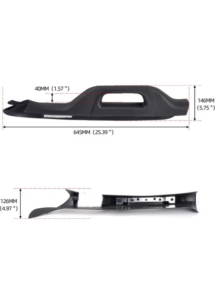 BC3Z-25503598-AB Araç A-Pillar Ford F250 F350 F450 F450 F550 2011-2016 (Yurt Dışından) modelleri