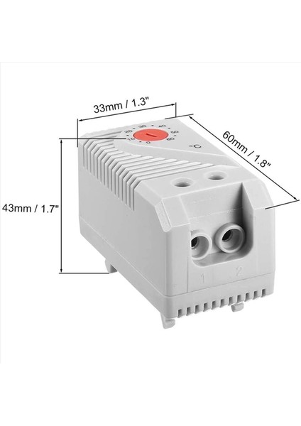 4x Mekanik Termostat KTO011 0-60 Cellisi Ayarlanabilir Kontrol Normal (N C) Sıcaklık Kontrolör Anahtarı Kırmızı (Yurt Dışından) fırsatları