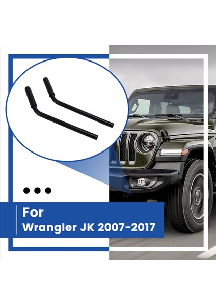 Jeep Wrangler Için Jk 2007-2017 Küpeşte Kiti Arka Kulpların Içinde Araba Çatı Tutucu (Yurt Dışından) indirimleri