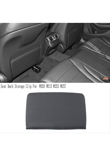 Araba Ön Koltuk Arka Cep Depolama Kapağı Koltuk Arka Depolama Klipsi Mercedes-Benz C E Glc Cls Sınıfı W205 W213 W253 Siyah (Yurt Dışından) modelleri