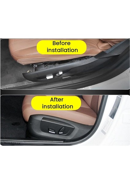 Araba Ön Sol Koltuk Yan Braket Bmw 5 7 Seri 520 730 X5 X6 Araç Aksesuarları 52107317458 52107317459 (Yurt Dışından) indirimleri