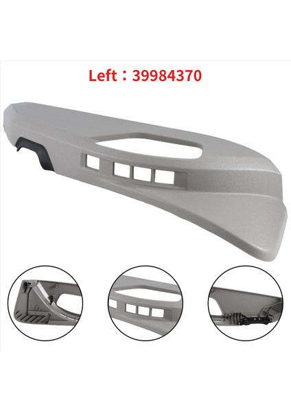 39984370 Lh Gri Güç Koltuk Dış Trim Kapak Volvo S40 Mk2 V50 (Yurt Dışından)