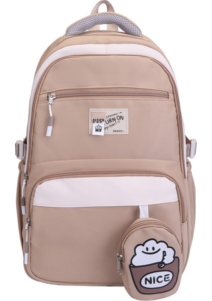 Yeni Ilk ve Ortaokul Öğrencileri Okul Çantası Bilgisayar Sırt Çantası ile Büyük Kapasiteli Kalınlaştırılmış Aşınma Omuz Çantası (Yurt Dışından)