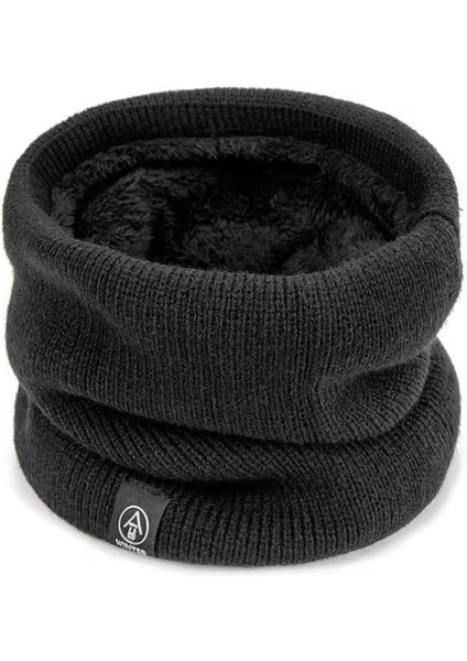 Kışlık Sıcak Eşarp Maskesi Erkek Yastıklı ve Kalınlaştırılmış Kış Açık Soğuk Eşarp Bisiklet Geçirmez Kış Boyun Örtüsü (Yurt Dışından)