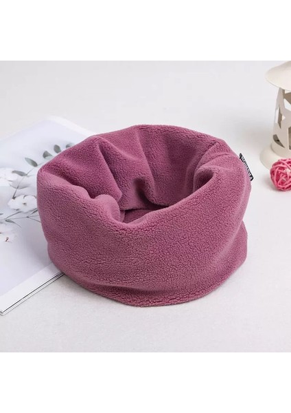 Kışlık Sıcak Eşarp Maskesi Erkek Yastıklı ve Kalınlaştırılmış Kış Açık Soğuk Eşarp Bisiklet Geçirmez Kış Boyun Örtüsü (Yurt Dışından)