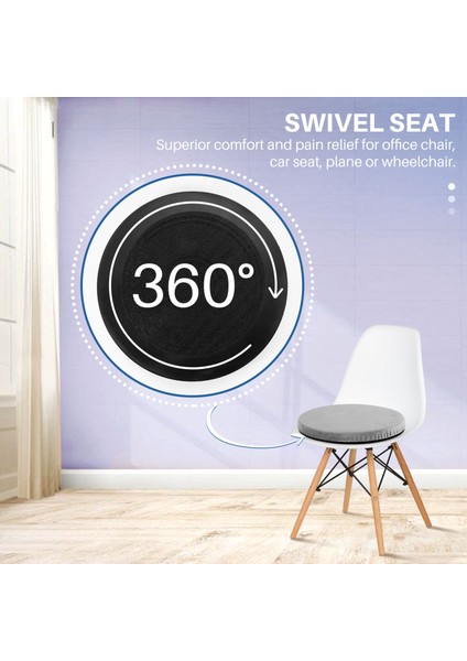 Döner Araba Koltukları 360 Derece Dönen Döner Araba Sandalye Koltuğu Yastık Yumuşak Katı Paspaslar Alt Kolay Erişim Mobilite Ev Ofis (Yurt Dışından) fırsatları