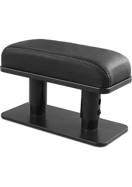 Araba Emniyeti Sol Dirsek Braketi Merkezi Sağ Kol Dayama Kutusu Ayarlanabilir Kapı Kolçak Yükseltme Pedi Siyah+Siyah Çizgi (Yurt Dışından)