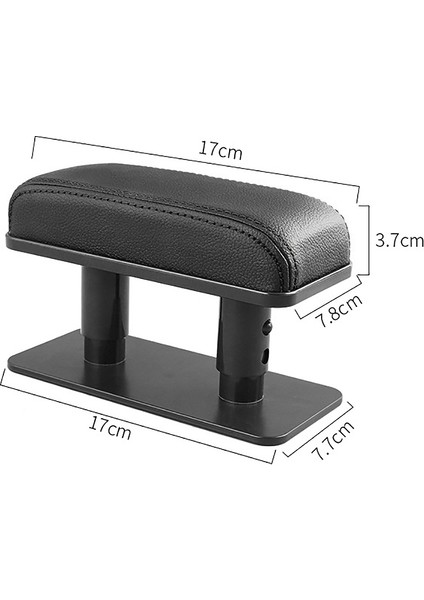 Araba Emniyeti Sol Dirsek Braketi Merkezi Sağ Kol Dayama Kutusu Ayarlanabilir Kapı Kolçak Yükseltme Pedi Siyah+Siyah Çizgi (Yurt Dışından) fiyatları