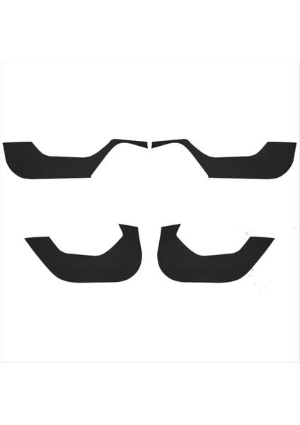 Araba Koltuk Anti-Bick Mat Koltuk Tarafı Tesla Model 3 Otomobil Koltuğu Koruma Deri Pad M3 Siyah B (Yurt Dışından)