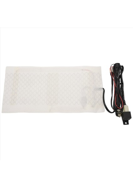 3x 12V Evrensel Motosiklet Atv Utv Switch Isıtmalı Koltuk Yastık Karbon Fiber Koltuk Isıtıcı Isıtmalı Ped (Yurt Dışından) fırsatları