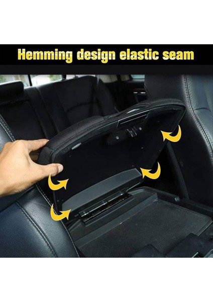 Araç Kol Yolu Pad Merkezi Konsol Kolçakları Kutu Depolama Kapağı Koruma Yastığı Dodge Ram 1500 2010-2017 Siyah (Yurt Dışından) fırsatları