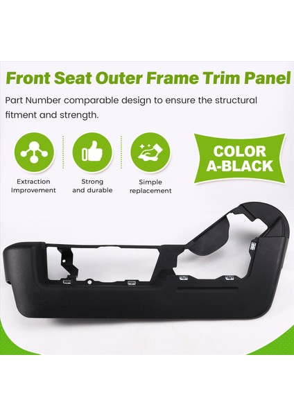 1paır Ön Koltuk Koruma Paneli BL3Z-1562187-AA BL3Z-1562186-AA Ford F-150 Lincoln Marklt 11-14 Koltuk Dış Çerçeve Trim A (Yurt Dışından) fırsatları