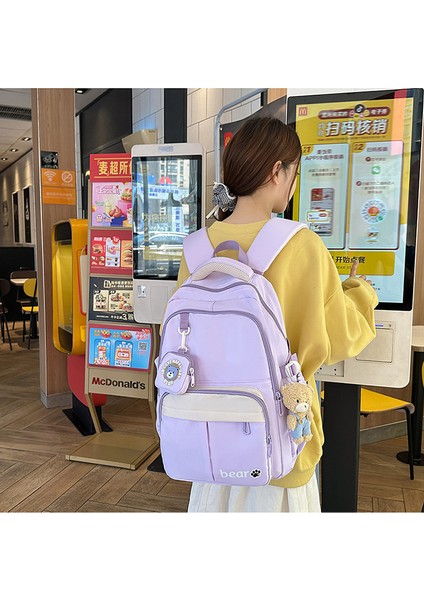 Yeni Ilk ve Ortaokul Öğrencileri Okul Çantası Bilgisayar Sırt Çantası ile Büyük Kapasiteli Kalınlaştırılmış Aşınma Omuz Çantası (Yurt Dışından) indirimleri