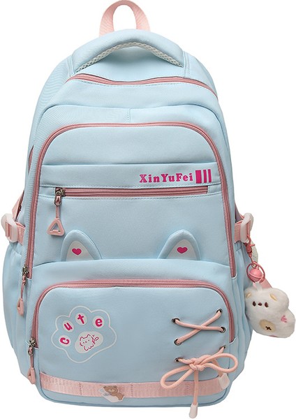 Yeni Ilk ve Ortaokul Öğrencileri Okul Çantası Bilgisayar Sırt Çantası ile Büyük Kapasiteli Kalınlaştırılmış Aşınma Omuz Çantası (Yurt Dışından)