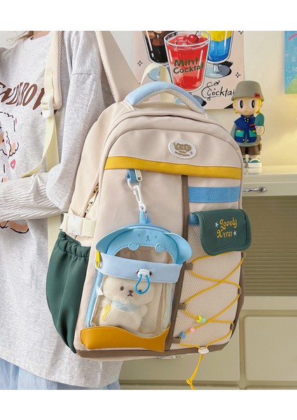 Yeni Ilk ve Ortaokul Öğrencileri Okul Çantası Bilgisayar Sırt Çantası ile Büyük Kapasiteli Kalınlaştırılmış Aşınma Omuz Çantası (Yurt Dışından) modelleri