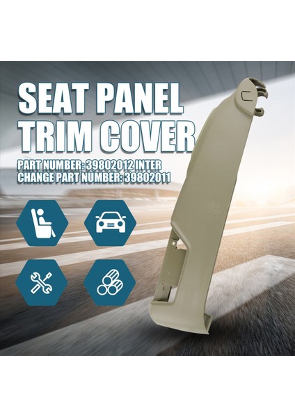 39802011 Sol Ön Sürücü Yan Elektrikli Koltuk Kapağı Kapak Koltuk Dış Koruma Paneli-A Volvo XC90 S60 XC70 S80 V70 2005-2014 (Yurt Dışından) indirimleri