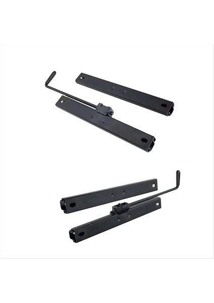 Tek Kilitli Koltuk Slayt Ray Mukavemetli Ayarlanabilir Koltuk Slayt Ray Montaj Kiti Yükleyici Forklift Traktör B (Yurt Dışından)