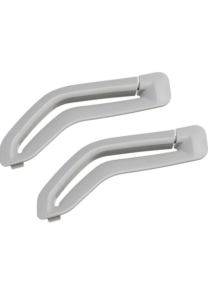 Volvo Için 2x S60 S80 V70 XC90 Sol Emniyet Kayışı Retraktör Kılavuzu Halka Kayışı Seçici Kapı Emniyet Kemer Döşeme Kapağı Gri 39966529 (Yurt Dışından)