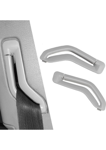 Volvo Için 2x S60 S80 V70 XC90 Sol Emniyet Kayışı Retraktör Kılavuzu Halka Kayışı Seçici Kapı Emniyet Kemer Döşeme Kapağı Gri 39966529 (Yurt Dışından) fırsatları