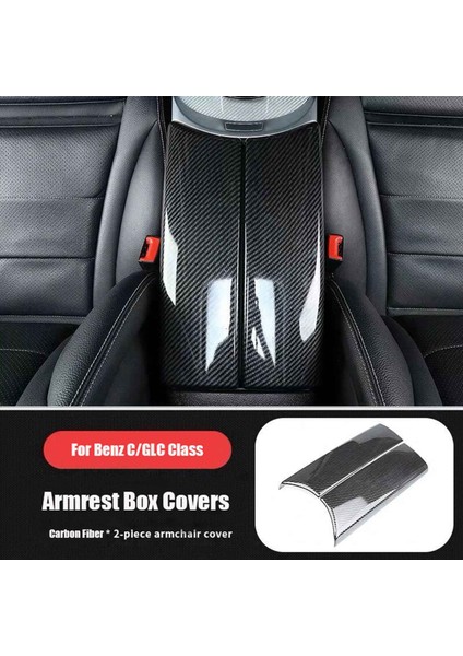 4x Karbon Fiber Araç Saklama Kutusu Paneli Kapak Mercedes Benz C Sınıfı W205 Glc X253 (Yurt Dışından) fiyatları