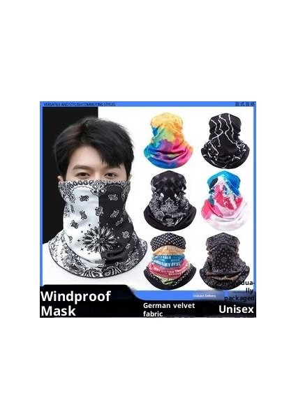 Anti-Soğuk Sıcak Yüz Değişim Boyun Atkı Kapağı Kafa Sonbahar ve Kış Yığılmış Kap Boyun Kapağı Çok Fonksiyonlu Örgü Erkek ve Kadın Bükülmüş Kap (Yurt Dışından) fiyatları